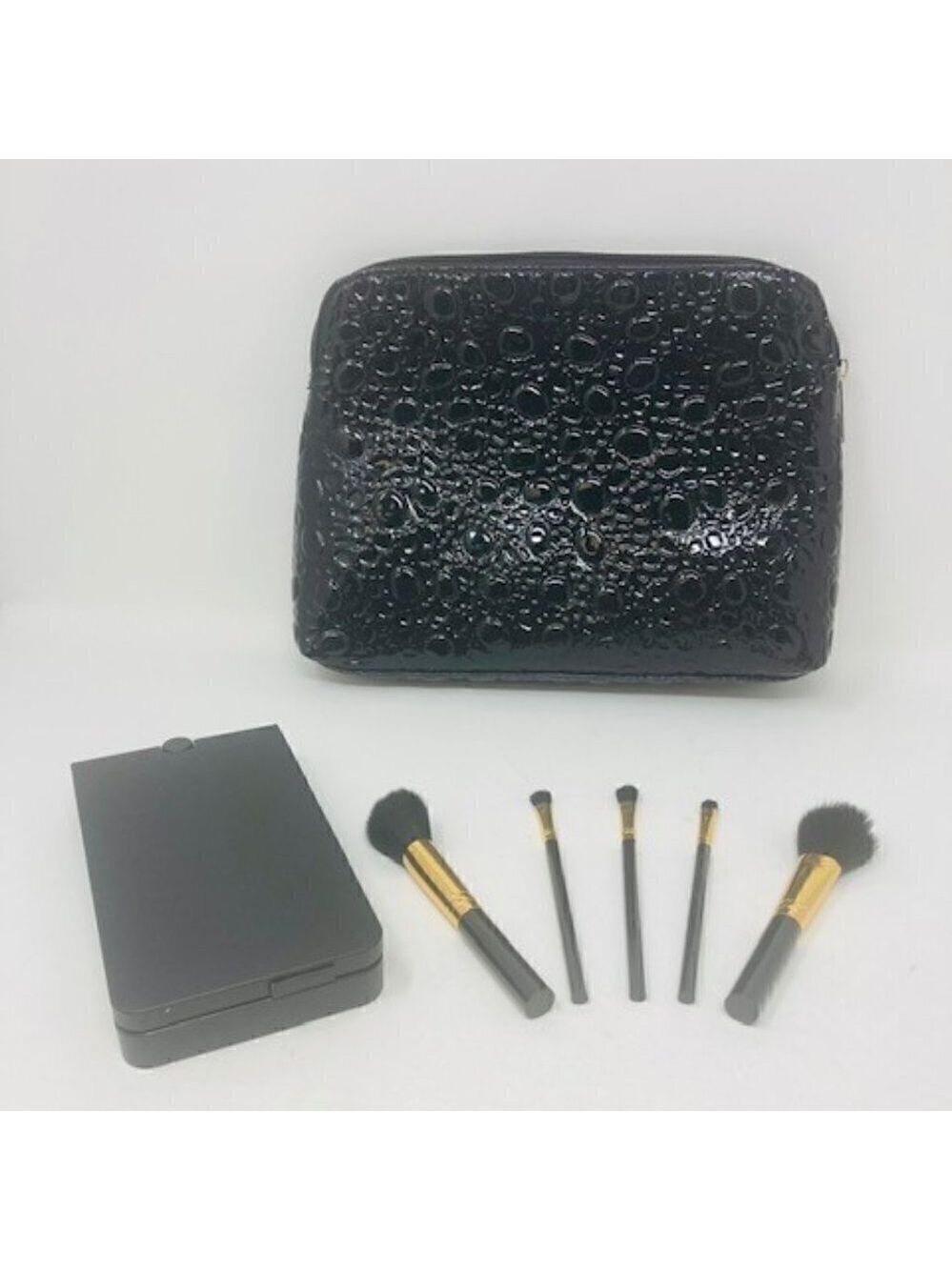 Make up bag, brush set and LED mirror - Picture 2 of 5